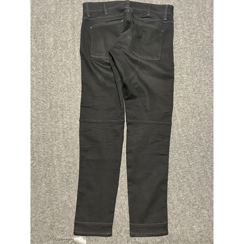 G star 3D zip knee skinny jeans black mens casual fit 36x32 biker denim - Picture 2 of 7